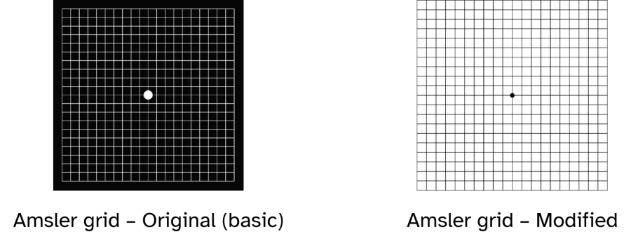 AMD Self-monitoring: Amsler grid - printable PDF